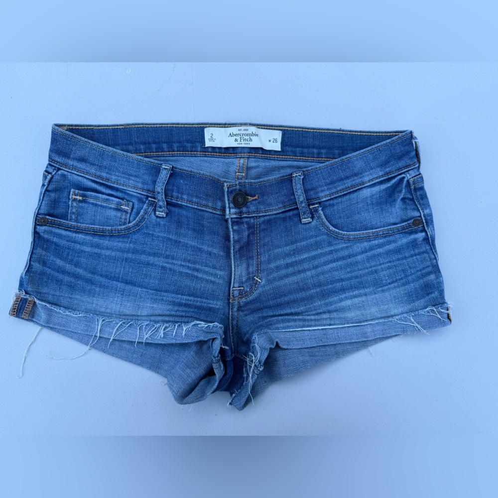 Vintage Abercrombie & Fitch Jean Shortie Shorts - Size 2